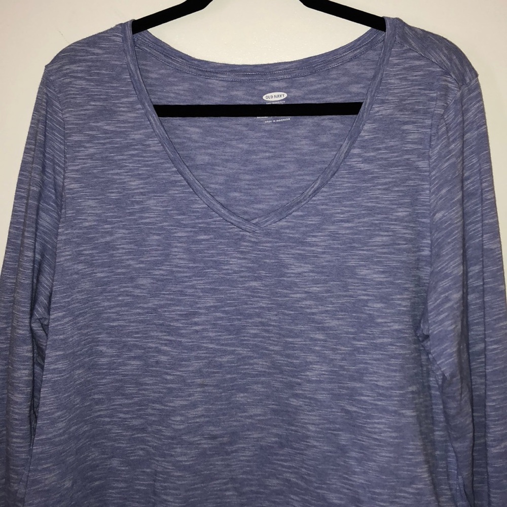 Old Navy purple long sleeve top - Picture 2 of 3